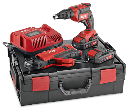 Шуруповерт по гипсокартону FLEX DW 45 18.0-EC M/2.5 Set 466824