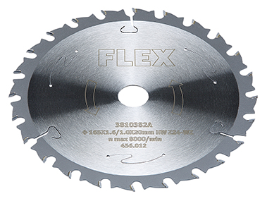 Алмазный диск FLEX D165x1,6/1,0x20 HM Z=24 WZ 456012