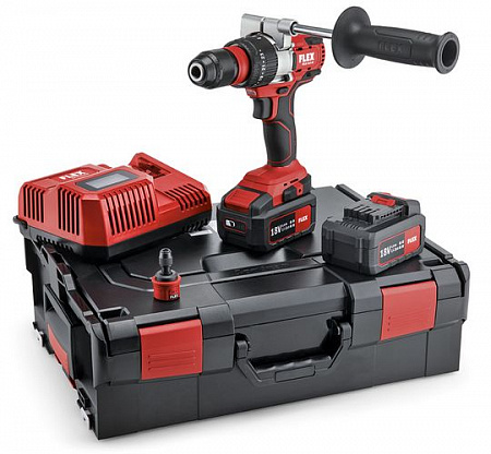 Аккумуляторная дрель-шуруповерт FLEX PD 2G 18.0-EC/5.0 Set 504904