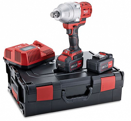 Аккумуляторная дрель-шуруповерт FLEX IW 3/4" 18.0-EC/5.0 Set 492647
