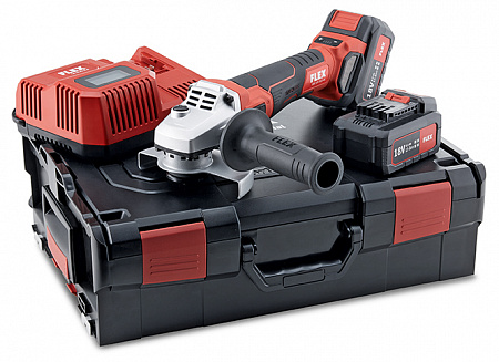 Угловая шлифовальная машина FLEX LBE 125 18.0-EC/5.0 Set 499323