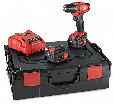 Аккумуляторный шуруповерт FLEX DD 2G 10.8-LD/4.0 Set 418064