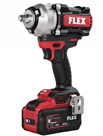 Аккумуляторный ударный гайковерт FLEX IW 3/4" 1600 18-EC/5.0 Set 532074